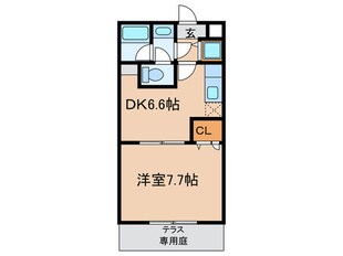 ボナ－ル鳳南の物件間取画像